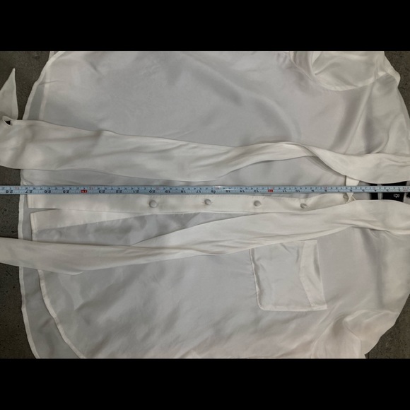 R13 Womens Lavallière Neck Blouse. Large - Picture 9 of 9